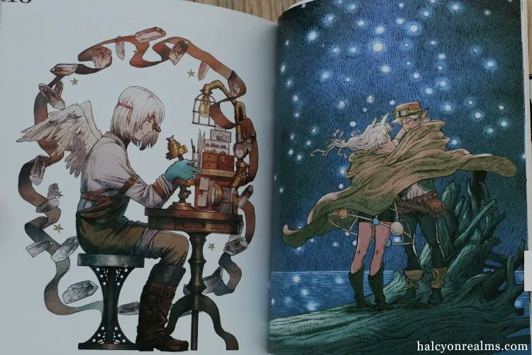 Love the illustrations of Tokyo based Japanese artist Kuroimori (黒イ森), who previously worked on Square Enix titles like Final Fantasy XIV. Check out the artist's Steam Reverie In Amber ( 琥珀色の空想汽譚 ) art book - https://t.co/jXZQ2BblYE
#artbook #illustration #blauereview 