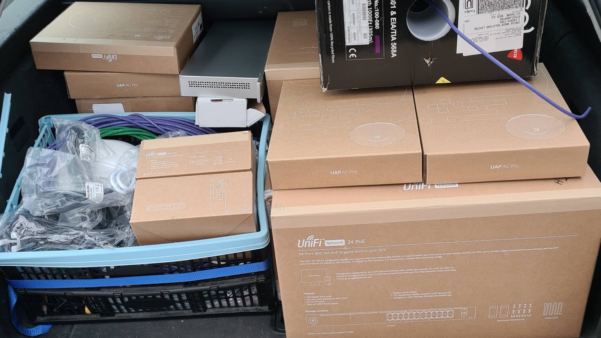 JimtheITguy's tweet image. Off to transform another company with @ubiquiti #unifi equipment #unifinetwork #unifiwireless #wifi #influxsolutions #jimtheitguy #network #itsupport
