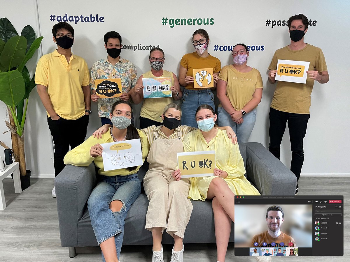 In support of R U OK?DAY we all dressed up in yellow 🌼

Starting a conversation could change a life - not just today, but any day its needed ⭐

Learn how to ask, and what to say if someone says they  aren't okay. 

Visit ruok.org.au/how-to-ask to learn more