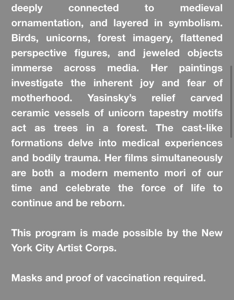 deborahyasinsky's tweet photo. Hope you can join in person or virtually to see my solo exhibition at Empty Set Gallery! https://t.co/00MyMmzcUl  #artgallery #exhibition #nycgallery https://t.co/kFSEfxyzUz