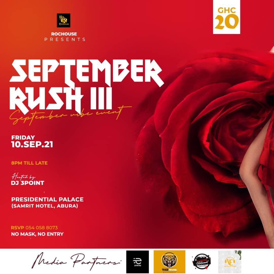 CasfordE's tweet photo. 🥂🍾🍻🍷SEPTEMBER RUSH🥂🍻🍾. You ever been to a party with no rules??😲 Yh like no rules ?😎 We link up this Friday 💥📌 SEPTEMBER RUSH
#septemberrush
#rush
#party
#samrit https://t.co/wMEGMZpbEC