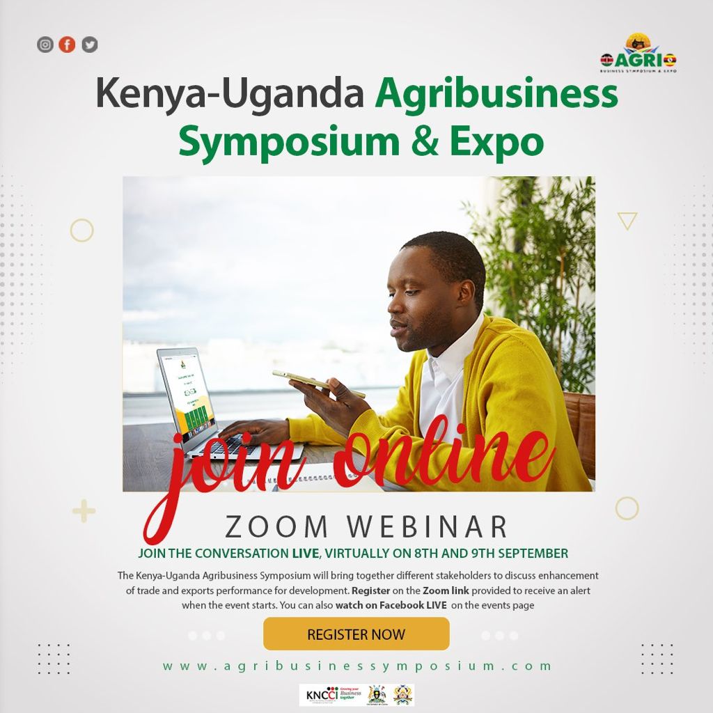 BuzzAfrique's tweet photo. The Kenya-Uganda Agri Business Symposium continues today join us via Zoom or Facebook
https://t.co/EhDSfwfkje  or https://t.co/TRuVMcTO4y https://t.co/lUzQi1Vnh6