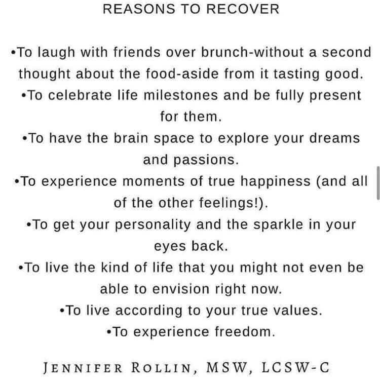 What she said <a href="/jennifer_rollin/">Jennifer Rollin</a> #eatingdisorder #recovery #WeDoRecover