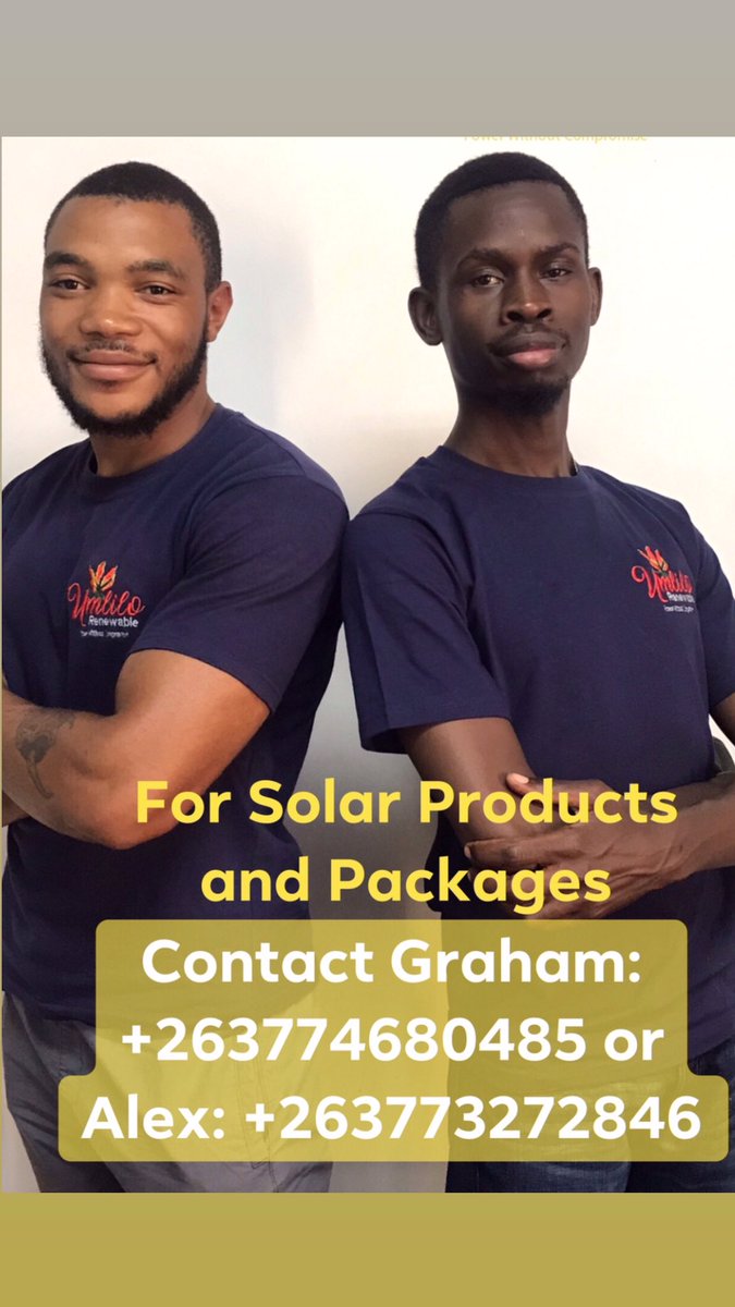 Are you looking for solar solutions for your borehole, home or farm? Look no further than Umlilo Renewable Power Co. Call Graham on +263774680485 or Alex on + 263773272846 for more information

#SolarProducts #SolarPanels #ArcoBatteries #GelBatteries #LithiumBatteries  #Inverters