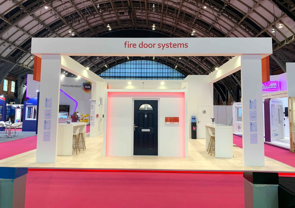 firedoorsystems's tweet photo. Last day at CIH 21 @Housing_event. We're looking forward to seeing you. 

Visit stand E28 to see the new generation of composite fire doors. https://t.co/rtd10mhbjk