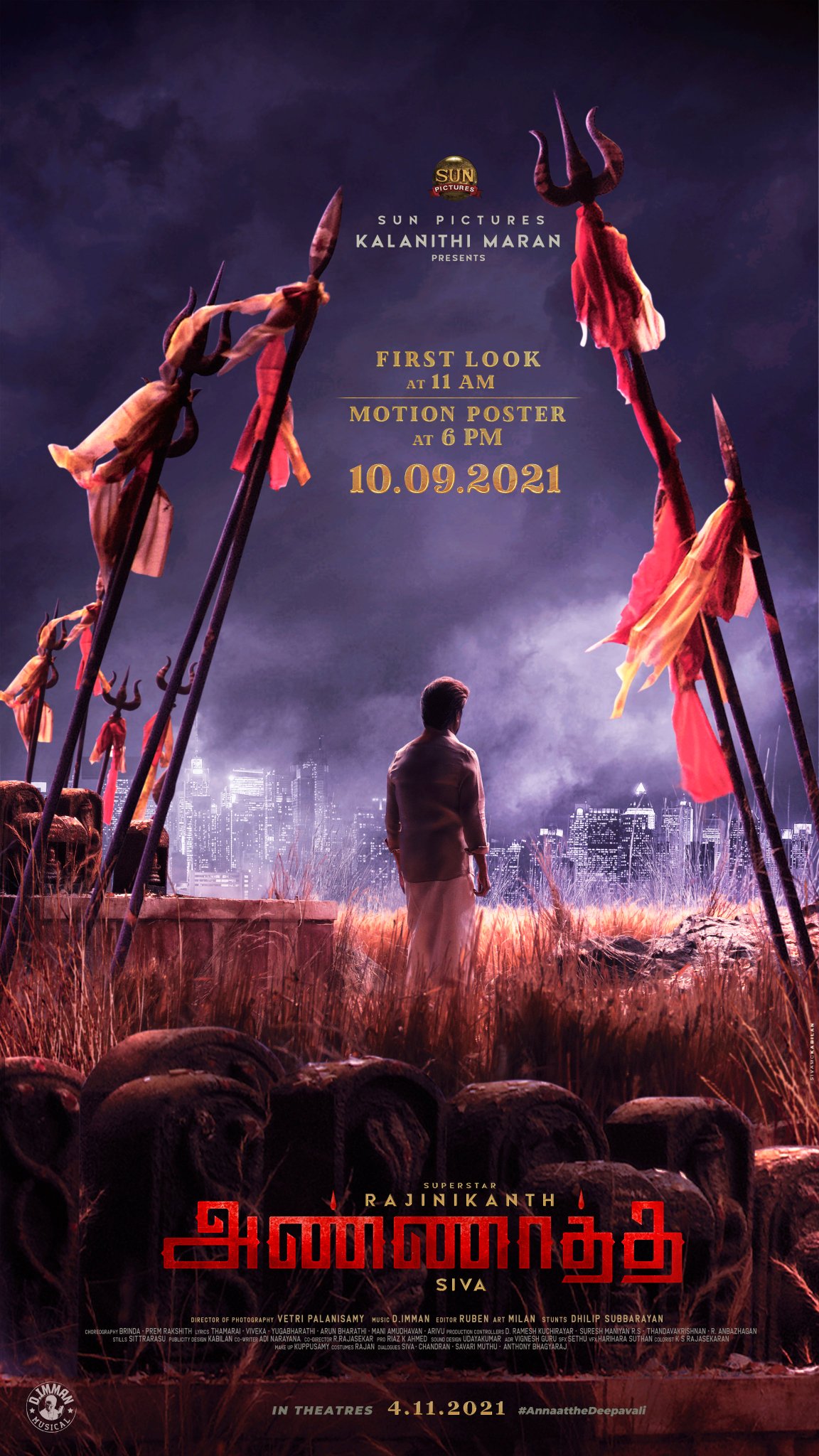 The Hindu Cinema On Twitter The First Look And Motion Poster Of Rajinikanth S Next Film Annaatthe Will Be Revealed Tomorrow Annaatthefirstlook Https T Co Fvqytrxfjz
