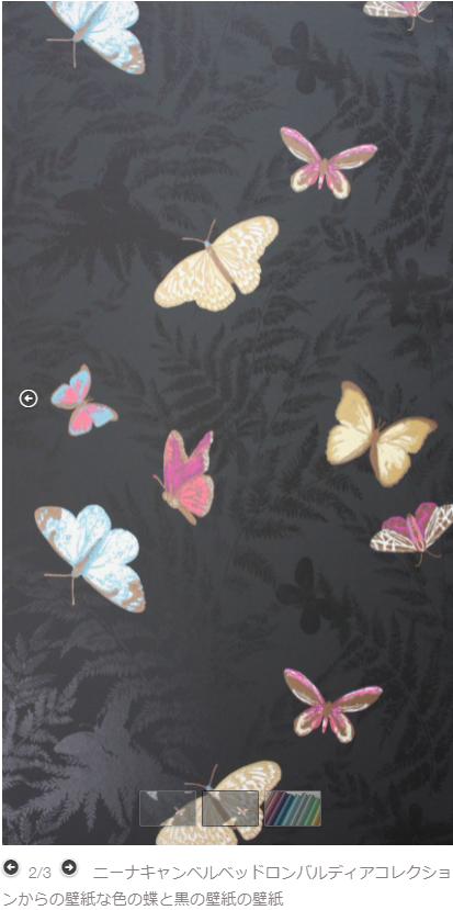 Masami ジェジュンはひとすじの光 V Twitter Farfalla Wallpaper In Black Background With Brilliantly Coloured Butterflies From The Lombardia Collection By Nina Campbell Farfalla壁紙 ロンバルディアコレクションからの鮮やかな色の蝶と黒の背景 Byニーナ