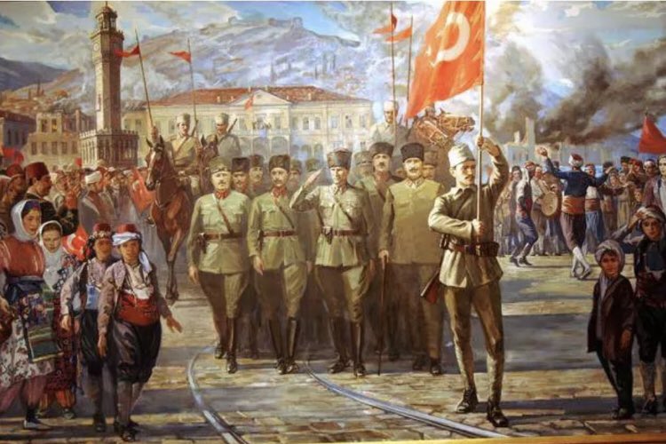 İzmir’in dağlarında çiçekler açar. Yaşa Mustafa Kemal Paşa yaşa. #9eyluelizmirinkurtulusu 🇹🇷🇹🇷🇹🇷