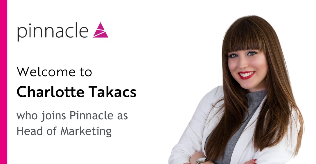 Pinnacle OA (@pinnacleoa) on Twitter photo Welcome to Charlotte Takacs who joins Pinnacle as Head of Marketing. Charlotte joins us at an exciting time as we expand rapidly across regions, products and services. Her experience in #LegalTech marketing will be invaluable in maximising the opportunities this growth creates. Welcome to Charlotte Takacs who joins Pinnacle as Head of Marketing. Charlotte joins us at an exciting time as we expand rapidly across regions, products and services. Her experience in #LegalTech marketing will be invaluable in maximising the opportunities this growth creates.