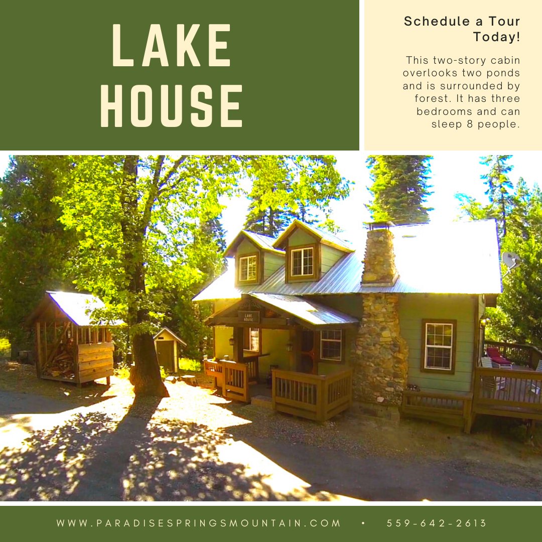 Paradise_Spring's tweet image. This two-story cabin overlooks two ponds and is surrounded by forest. 

Visit Our Website: paradisespringsmountain.com/lake-house.html

#ParadiseSprings #Oakhurst #Yosemite #Lodge #EventVenue #WeddingVenue #WeddingService #BusinessRetreats #RomanticGetaways