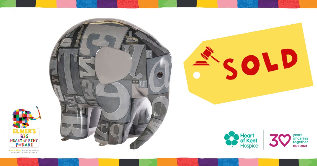 SOLD! Lot 18: True to Type by artist <a href="/emmadoveart/">Emma Dove</a> and sponsored by <a href="/geo_brand/">GeoBrand</a> has sold for £6,000 #elmermaidstone