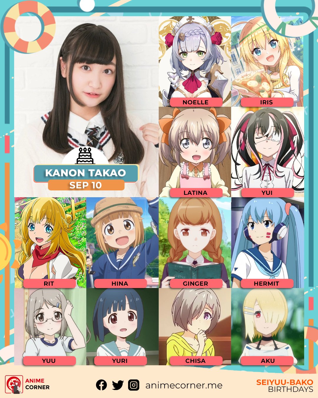 Takao Kanon, Yahagi Sayuri, and Ueda Reina Join『Kono Subarashii Sekai ni  Shukufuku wo！３』Cast : r/seiyuu