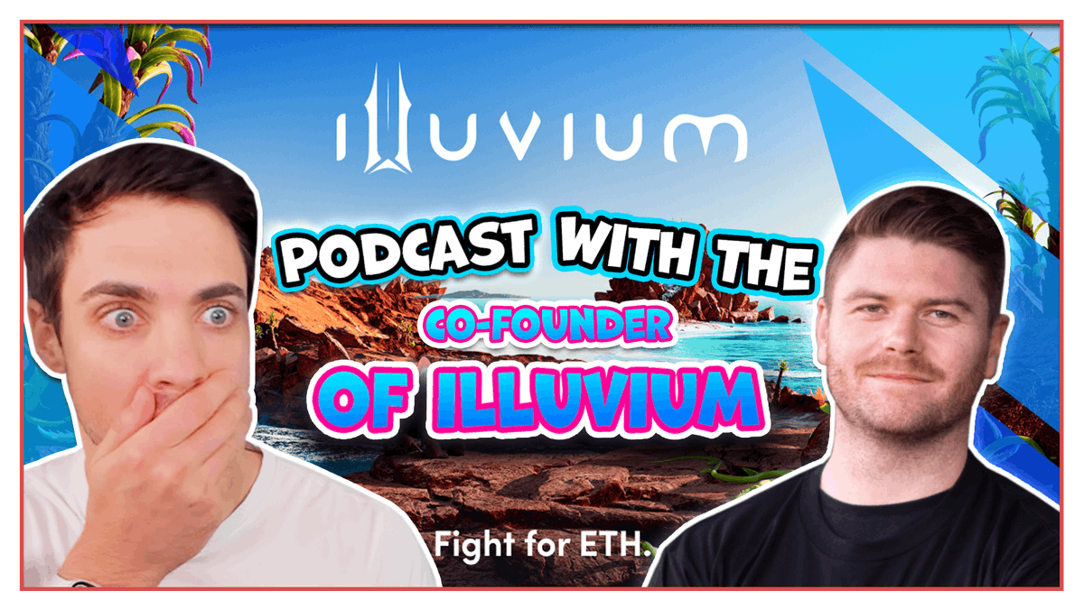 djsamwithers's tweet photo. 🔥Co- Founder @KieranWarwick from @illuviumio | EVERYTHING YOU NEED TO KNOW ABOUT ILLUVIUM🔥+ (TAGALOG SUBTITLES)

👏THE NEXT BIG PLAY TO EARN GAME!!!👏

Watch the FULL PODCAST:
👉https://t.co/cQvYloPWnv
#illuvium https://t.co/fdObpR2ddf