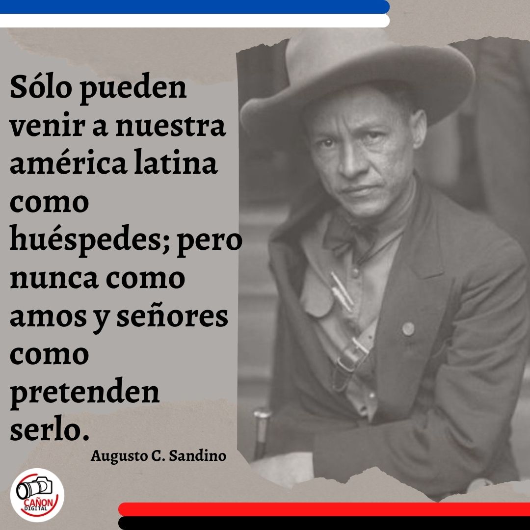 General Augusto C. Sandino, legado y guía para Nicaragua. 

#PatriaBenditaYLibre 
#2021SoberaniaEnMiTierra
#Nicaragua 
#9Septiembre