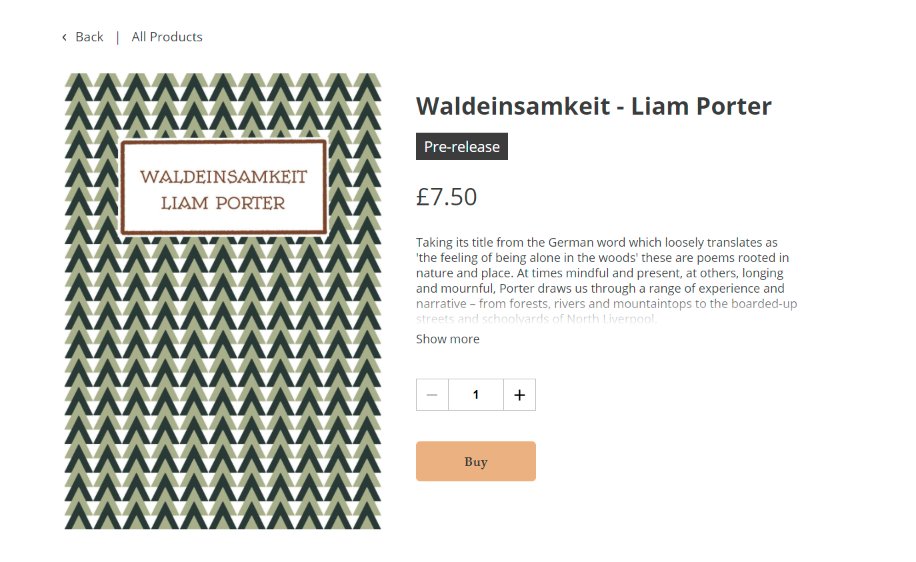 liamporter92's tweet image. Probably gonna get annoying over coming weeks however I'm so delighted to see my poetry pamphlet on a real website with a 'pre-order' button!

ninepens.co.uk/shop#!/product…