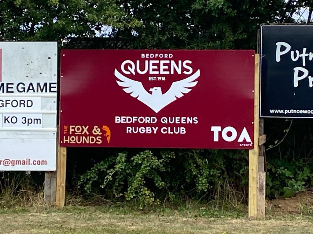 New season new sign- huge thanks to Fox and Hounds Clapham and <a href="/toasportsuk/">TOA Sports</a> for their sponsorship and to <a href="/metrosigns2000/">Metrosigns 2000 Ltd.</a> for supplying!