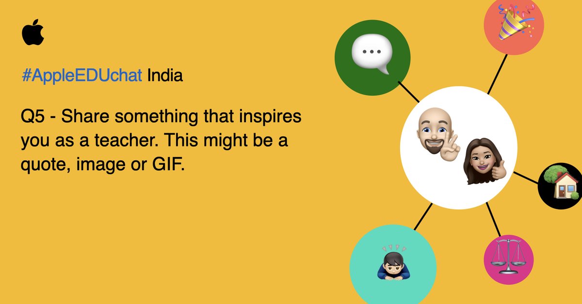 Last question for the day :) #AppleEduChat <a href="/AppleEdu/">Apple Education</a> <a href="/mcopp/">Melissa Copp</a>
#AppleTeacher #ADE #EveryoneCanCreate