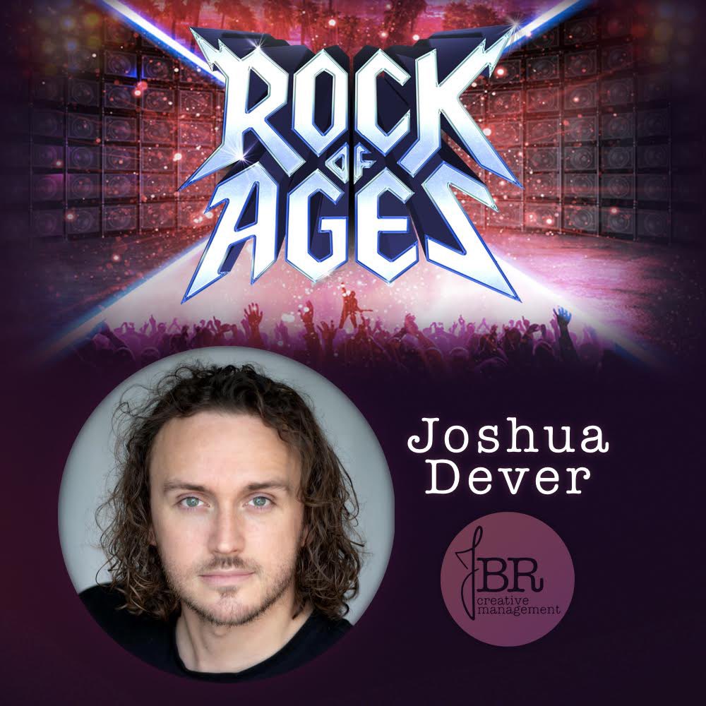 OMG  @JoshuaDever opens on tour tonight in <a href="/rockofagesuk/">Rock of Ages UK</a>. I have so much love for this man. I can’t wait to see him back on stage. Performers need to *actually* perform to feel complete &amp; on stage, truly, he lives his best life. And it’s beautiful. ♥️