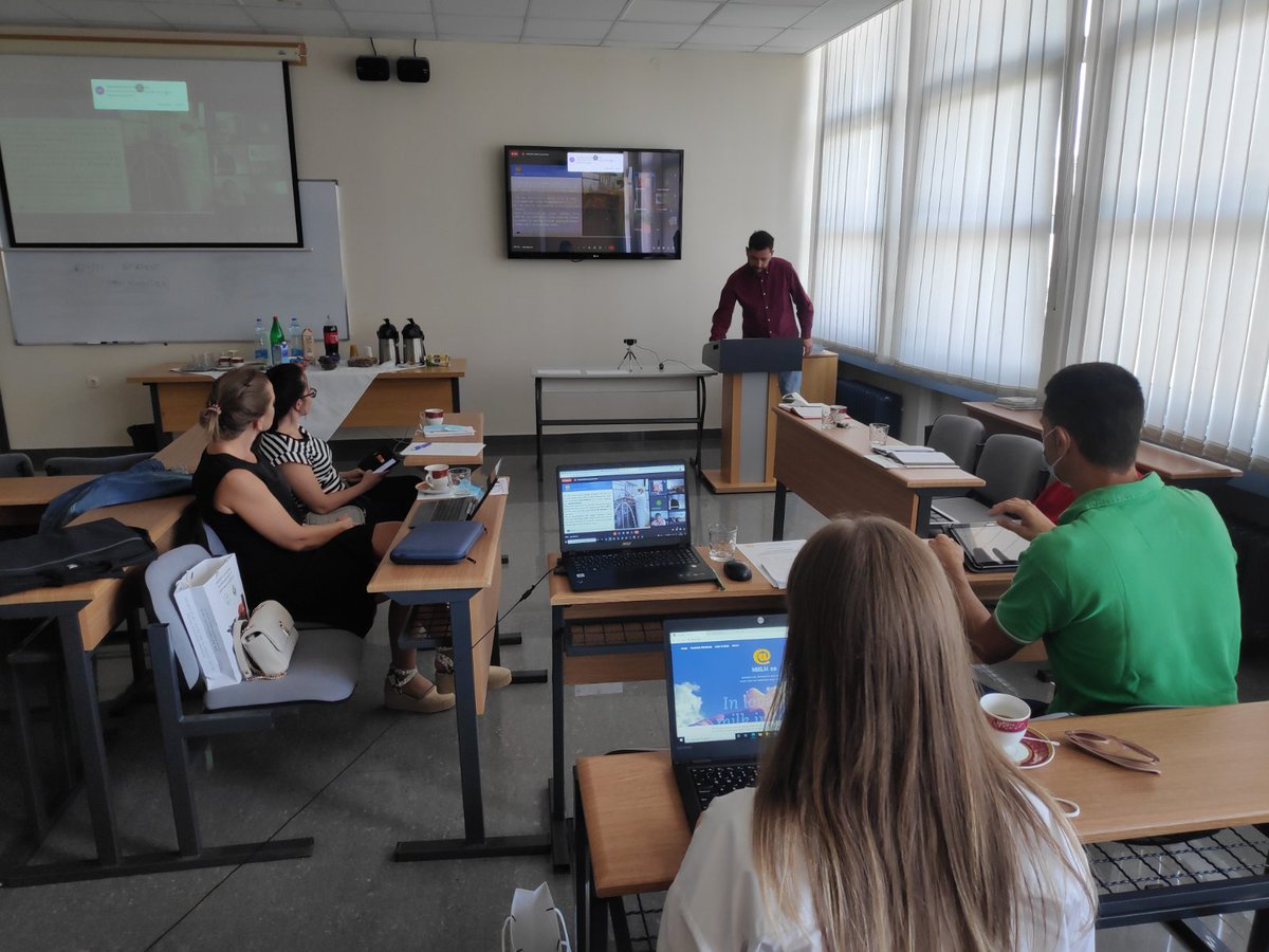 MILKed_project's tweet photo. Today, we are on a hybrid meeting in Novi Sad. So far, so good. Had some technical difficulties in the beginning, but now, everything runs smoothly. #erasmusplus #dairyprocessing  https://t.co/i1sy4p03tv https://t.co/9LHa4Dyhr7