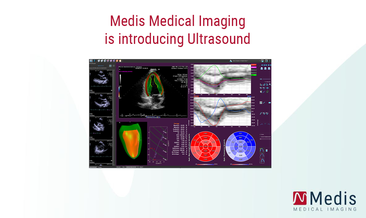 MedisImaging's tweet photo. Medis proudly announces the newest releases of the Medis software. We are adding Ultrasound to our Medis Suite portfolio! 

Also updates for our other Medis Suite solutions are incorporated.

The new release takes place on September 20th.

#Medis #newreleases #Imagingsolutions https://t.co/zJsYepFcAX