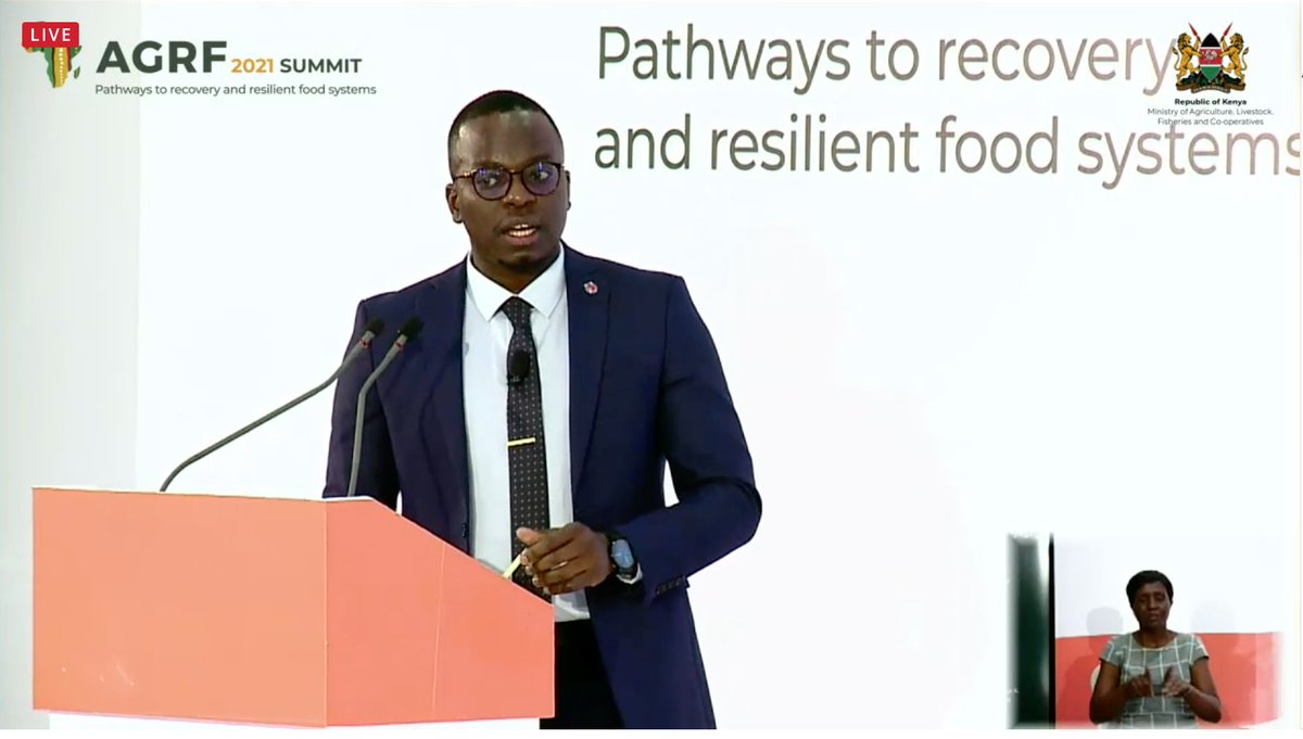 AGRA_Africa's tweet photo. LIVE: The Presidential #Youth Town Hall and Delivering Healthy Diets for People and Planet session moderated by @georgiendirangu is now underway.

Join here - https://t.co/c9gSH9dKXr #AGRF2021 https://t.co/J70oAomkwG