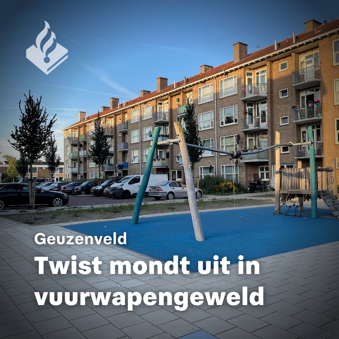 Een twist in Amsterdam Geuzenveld mondt uit in een ruzie waarbij vuurwapens worden gebruikt en een persoon steekwonden oploopt.