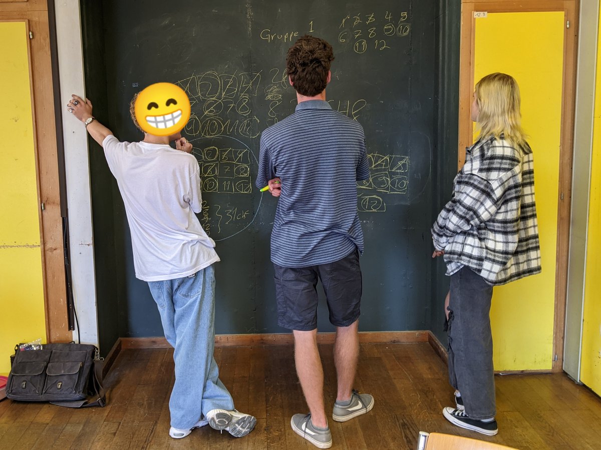 WarrenJSchnack's tweet photo. After 17 years of teaching math, Building Thinking Classrooms clarifies, challenges, and just feels right. Thanks @pgliljedahl! Tax Agency, Painted Cube, 4 4s, finally Pirates and the Diamond (same probs for Alg I and Precalc). Ss are engaged, excited, and exhausted by the end. https://t.co/2TsNLphoEP