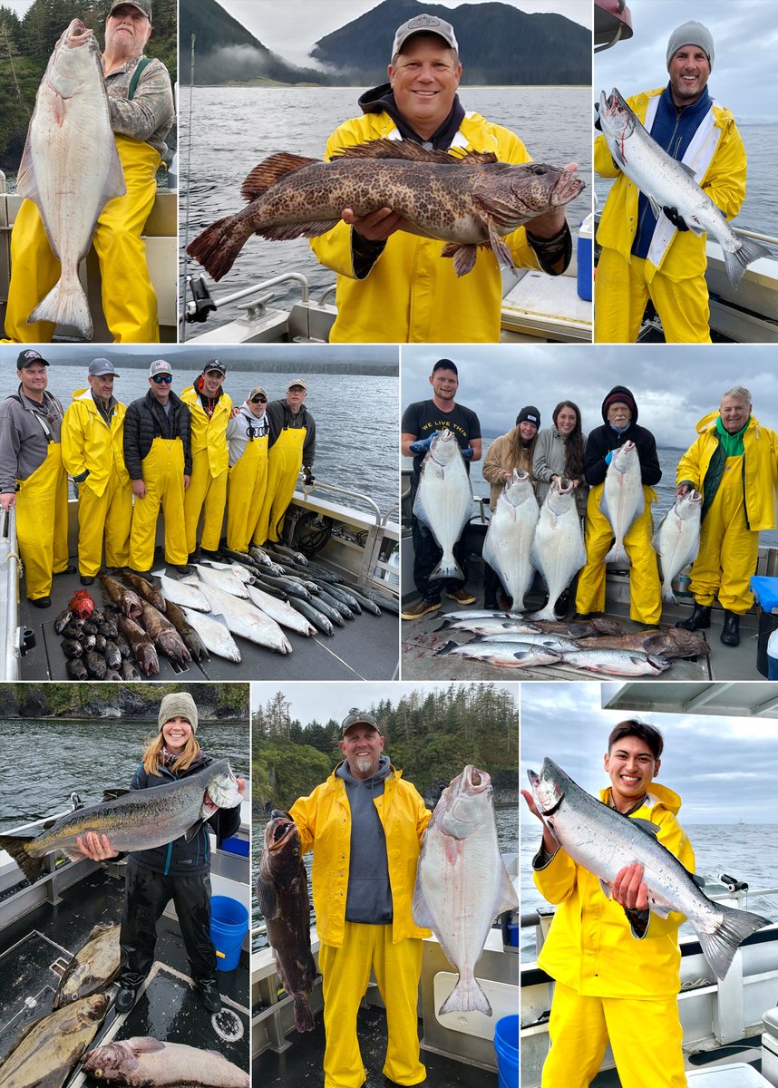9-8-21: September catches make everyone smile! #sitka #salmon #fish #fishing #alaska #wildstrawberrylodge #alaskapremiercharters #rockfish #lingcod #halibut #kingsalmon #silversalmon #silvers #fishinginsitka #fishinginalaska #sitkafishing #alaskafishing #familyfishing #visitsitka