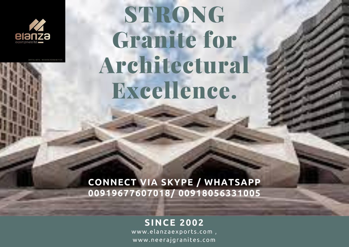 ExportsElanza's tweet photo. Super natural stones for Architecture is always the Marvelous Indian Granites!  Start making your free estimations right now @ whatsapp 📱00919677607018 / 00918056331005 and do visit our websites 💻https://t.co/jacxMWIlFV | https://t.co/NWri2a0QTw
#madurai #india #granite #slab https://t.co/b0PhFTHc0q