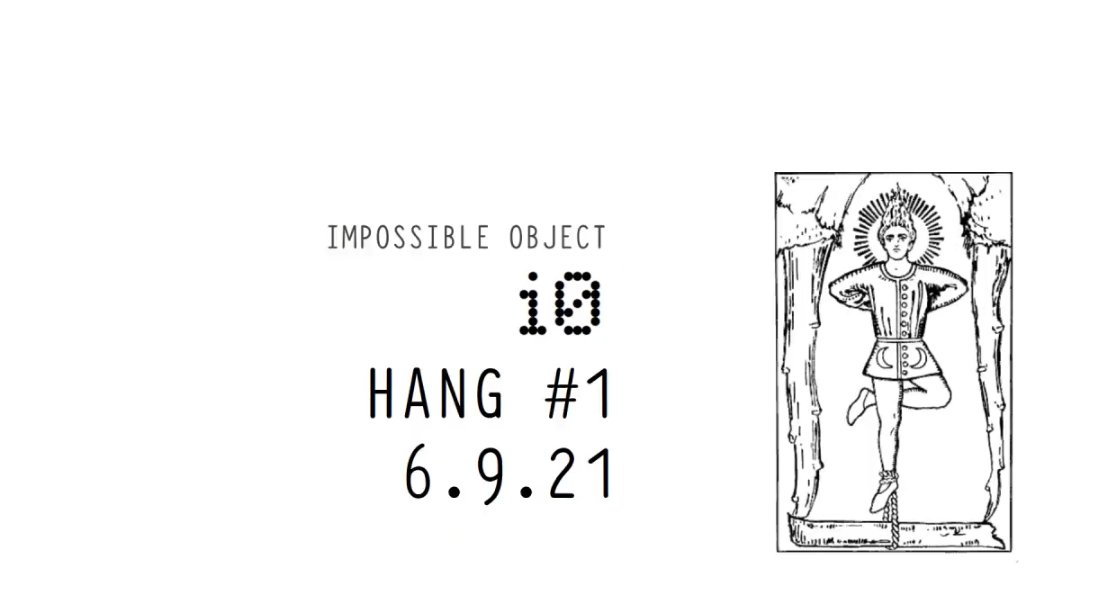 Posted first ep of the Impossible Object podcast/hangout on <a href="/viamirror/">Mirror</a>. We discuss Roberto Bolano’s 2666, Kafka, webs 1, 2.0, 3 and 2.5 (in that order), the Dark Forest, hysteresis, NFTs, and more. Full contents on the Youtube channel later r.mirror.xyz/59VgAfxoPmc89F…