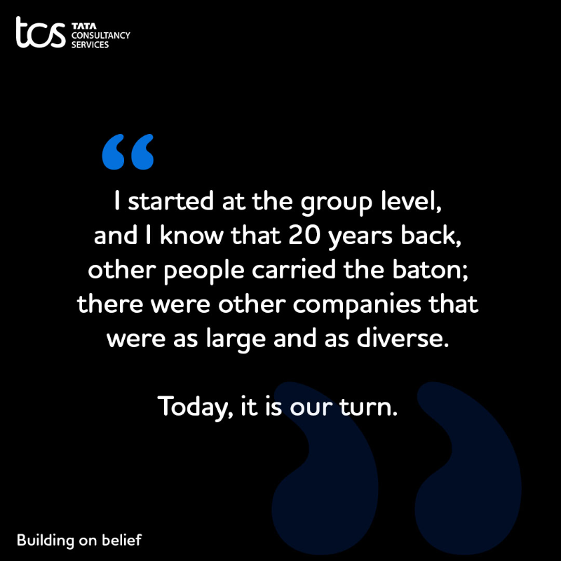 TCS's tweet photo. Our CEO &amp; MD, Rajesh Gopinathan in conversation with @ETtech shares an interesting analogy on how TCS is placed within the Tata Group.
Read more: https://t.co/UT34z1Tzm6 @ragkrishnan_ET