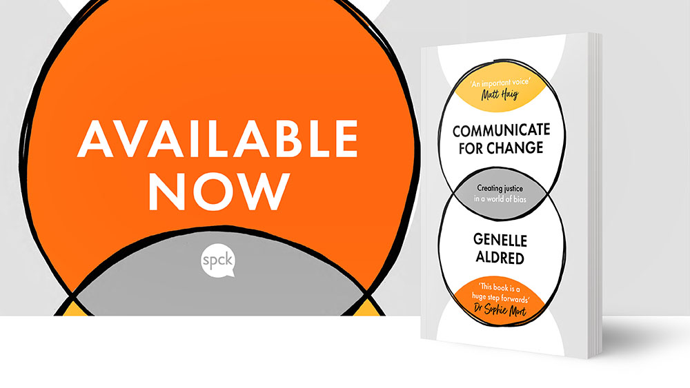 SPCKPublishing's tweet photo. It's #PublicationDay! 

#CommunicateForChange lays out how we can take that next step from learning &amp; talking about anti-racism &amp; #UnconsciousBias to putting it into practice &amp; actively shaping an environment in which #justice can thrive

📙 https://t.co/0wvMQdIKcn
@genellealdred https://t.co/0cLusAX57i