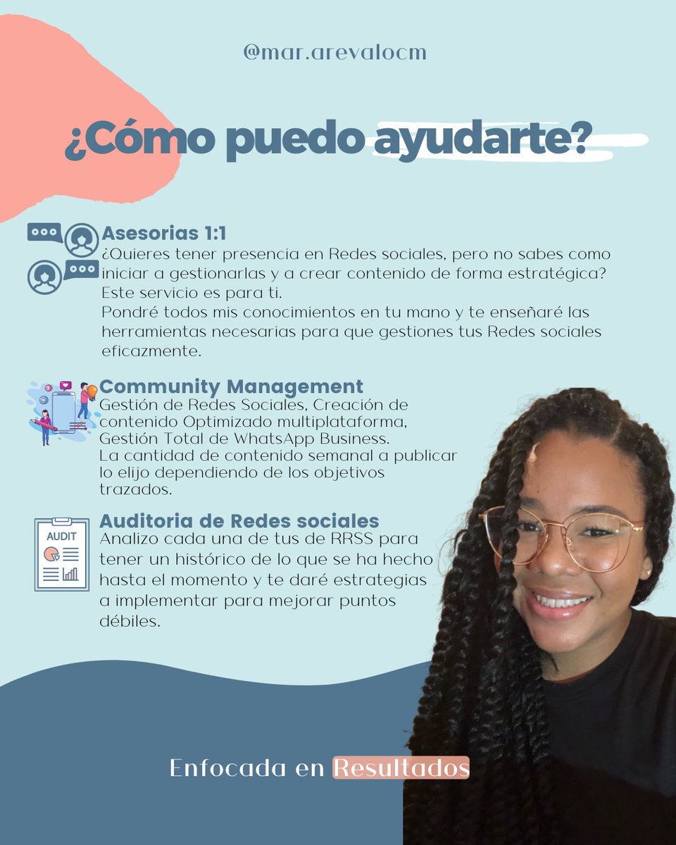 mar_arevalocm's tweet photo. Servicios actualizados 😍⚡️👩🏽‍💻

#asesoriaderedessociales #auditoriaderedessociales #communitymanagerfreelance #communitymanager https://t.co/BMSSzSZj1z