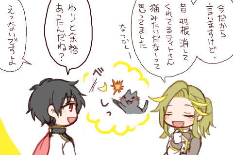 Soja ぞーや ティトさんが魔法安定してないシルヴァ の羽根を叩き消してくれるって言ってくれたの嬉しくてェ 昔からお世話になってたなら さん 付けで呼んでるかなって思いました そしてわりとフランクに返事してるんじゃないかな という