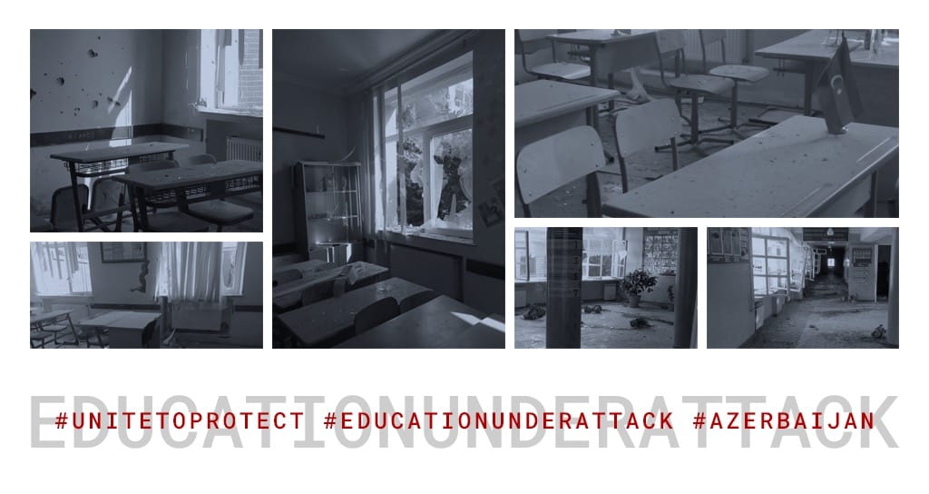 Neither in peace, nor in war shall civilian objects be attacked. It applies to education, too. #UniteToProtect #EducationUnderAttack #Azerbaijan
