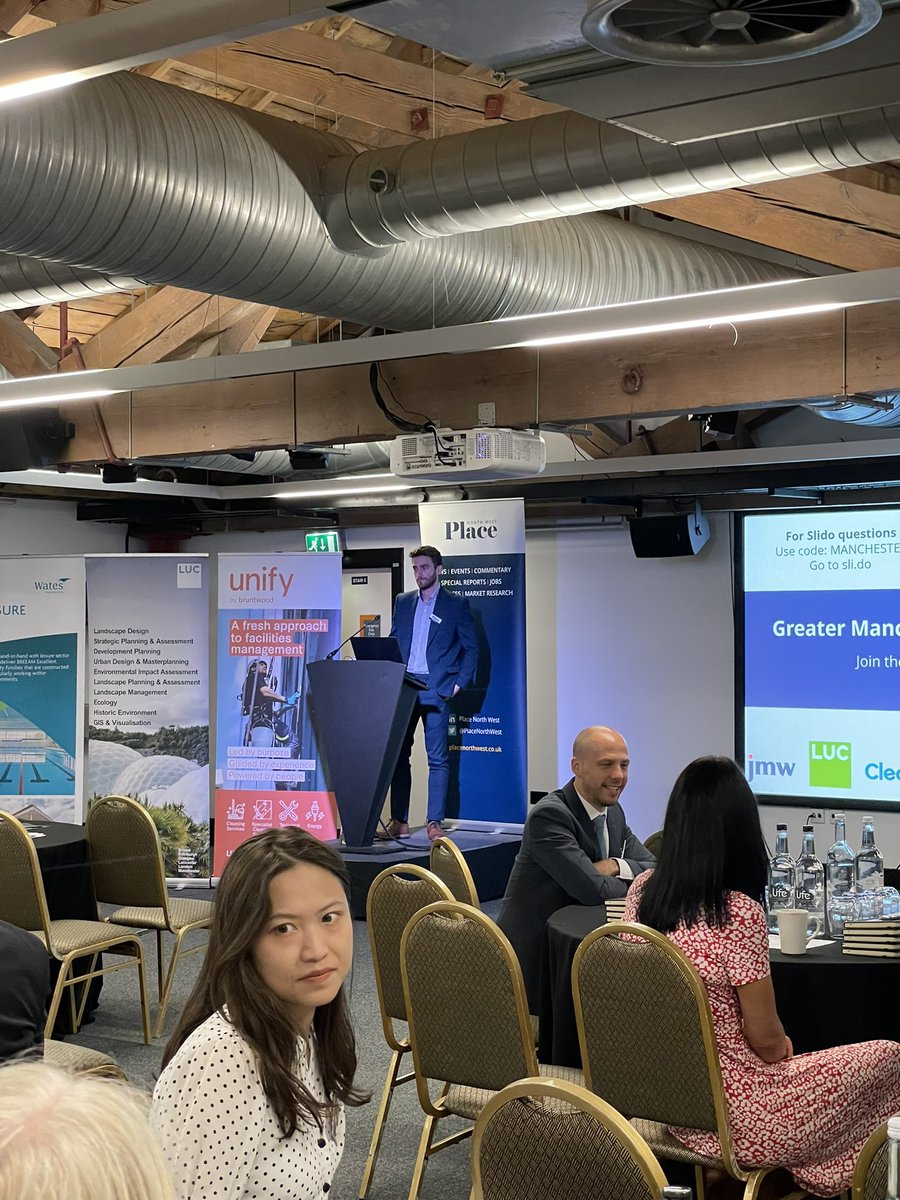 Our first live event! Brilliant to see so many in the room for <a href="/PlaceNorthWest/">Place North West</a> GM Development Update #networking