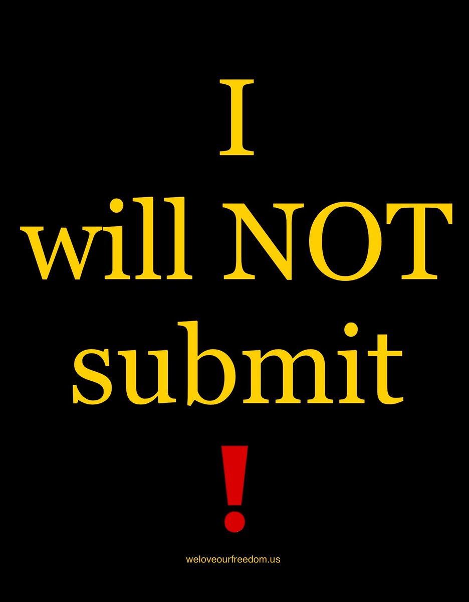 donthompson1776's tweet image. #iwillnotsubmit #weloveourfreedom
