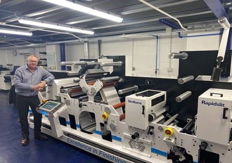 BarGraphic's tweet image. Phil Wright, MD of @ParamountLabels, comments, “ The Digiflex is the perfect digital print finishing unit for our customers who require bespoke labels that go beyond the ordinary. We’ve been  very impressed with the quality, reliability and speed.”