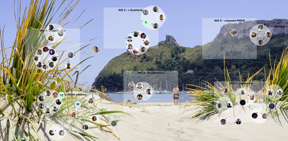 Nufact2's tweet photo. Everything is possible @Nufact2, even a virtual poster session with more than 60 posters...at the main Cagliari beach!! 😎😎 https://t.co/YKR7cRsFUt