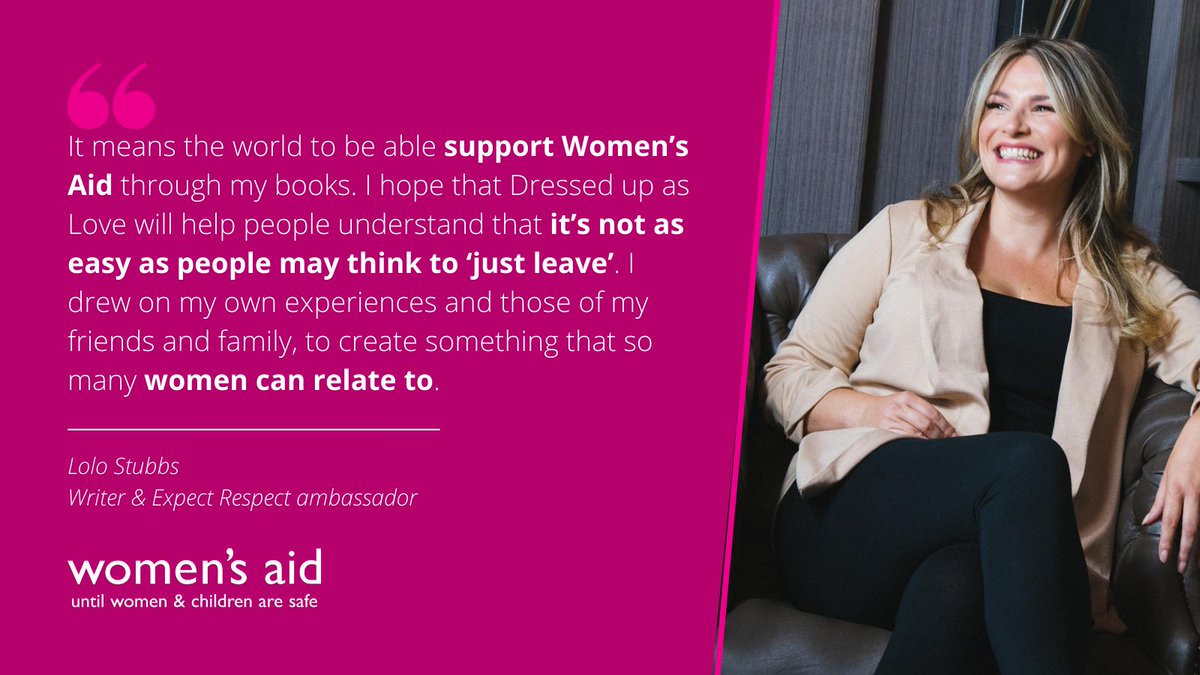 Thank you to our new Expect Respect ambassador, <a href="/loloauthor/">Lolo Stubbs</a>, who has re-released her brilliant book Dressed Up As Love, in support of our life-saving work.

⤵️ (1/3)