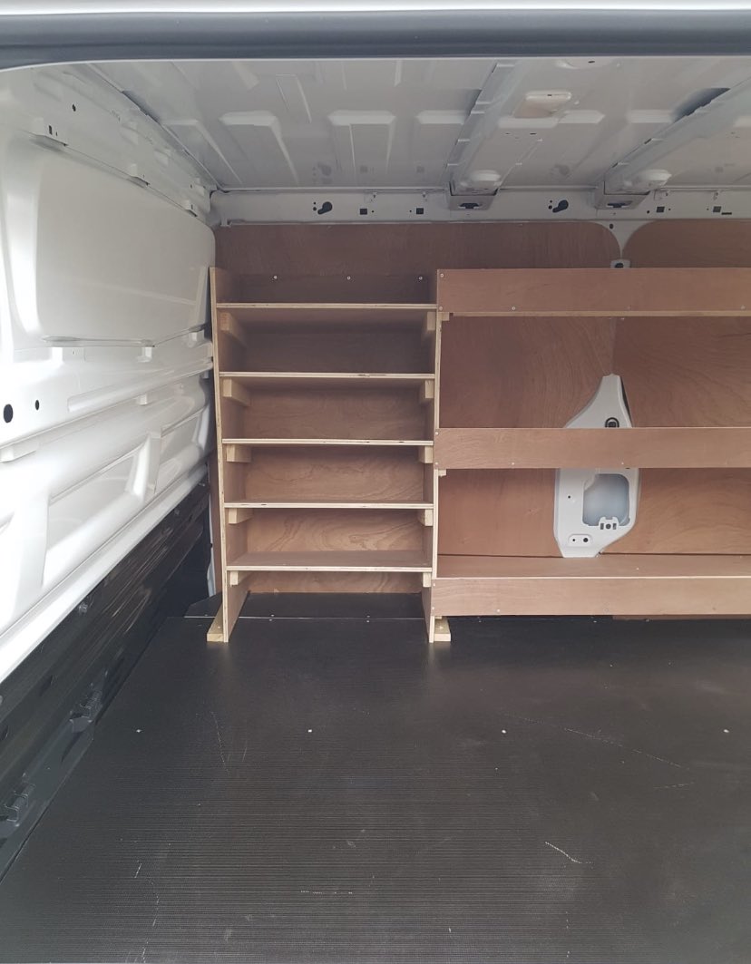 unitedvanliners's tweet photo. At United Van Liners Ltd we are always happy to offer a bespoke design that suits the customers requirements, just as we completed yesterday for a very satisfied customer. 
#plylining #vanshelving #vans
 #customerservice https://t.co/jzlrG8AtKs
