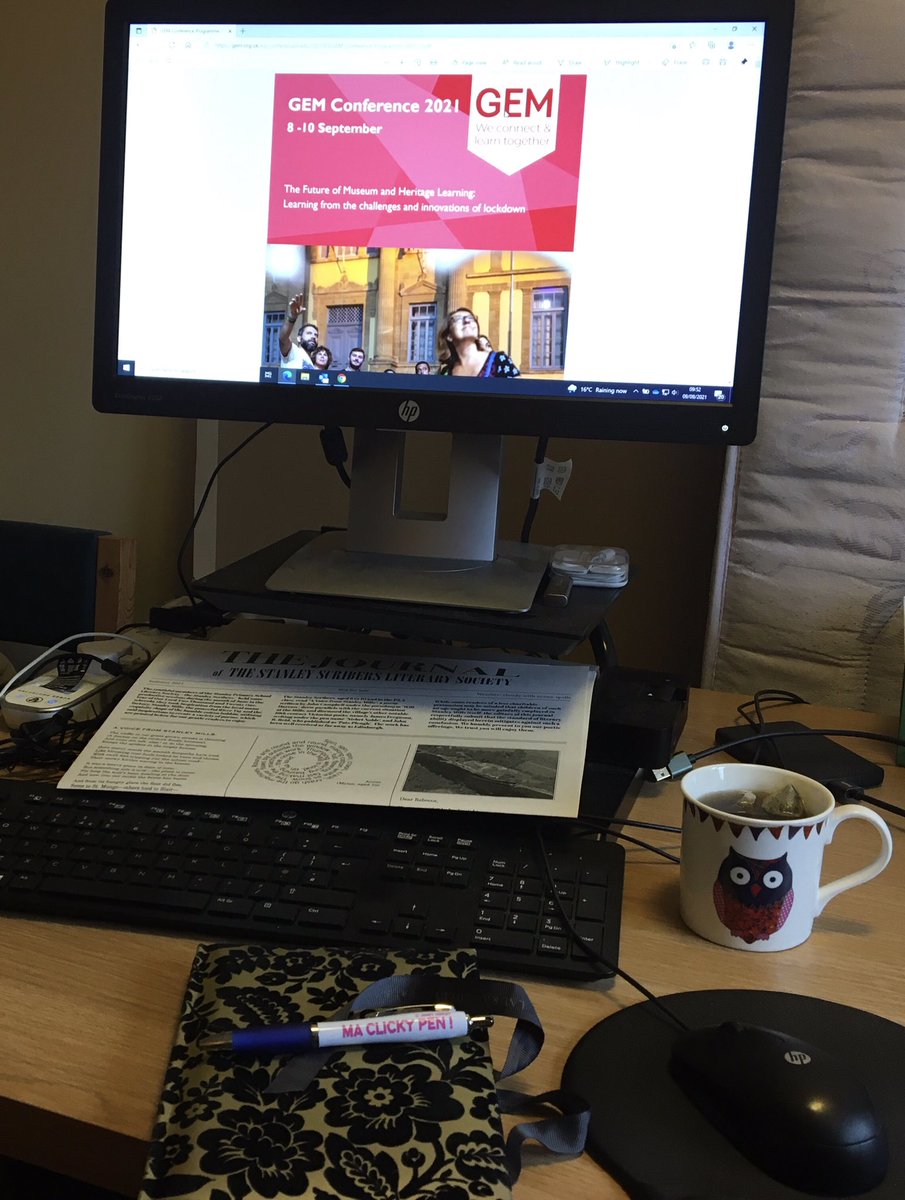 LearningHoolet's tweet photo. #GEMConference2021 LearningHoolet all set to learn on Day 2 and looking forward to some great sessions - and aye, that is a mattress in the edge of the photo… #StillWorkingFromHome 😄 https://t.co/Lrv2QE9sS5