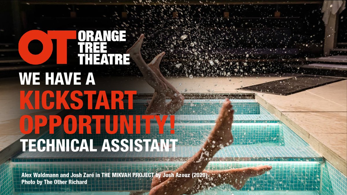 OrangeTreeThtr's tweet photo. We're looking for a Technical Assistant to join us and work across set, lighting and sound on productions in the #OTRecoverySeason
📅 Deadline is 20 September
If you're aged 18-24 and in receipt of Universal Credit, you're eligible to apply
https://t.co/fXNPjScvCZ #artsjobs https://t.co/PZBiFMTgtW