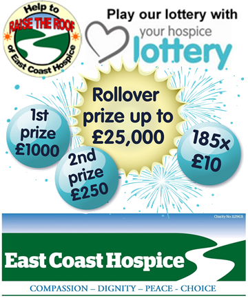 We are excited to announce that there's a fun, new way to support us! We have signed up with @yourhospicelottery to bring you a weekly draw to raise funds and win cash prizes! 

It's easy and costs just £1 to play!  eastcoasthospice.org.uk/donate/lottery 
#eastcoasthospice #YourHospiceLottery