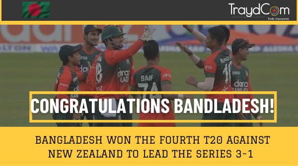 ZiaArastu's tweet photo. VICTORIOUS!!!
Bangladesh takes a swooping win against New Zealand in the fourth T20 by 6 wickets leading the series 3-1.

#TeamBangladesh 🇧🇩 #BDvsNZ #NzvsBan #BCB @BCBTigers #Cricket #T20 #Bangladesh https://t.co/LXdFgnuGsT