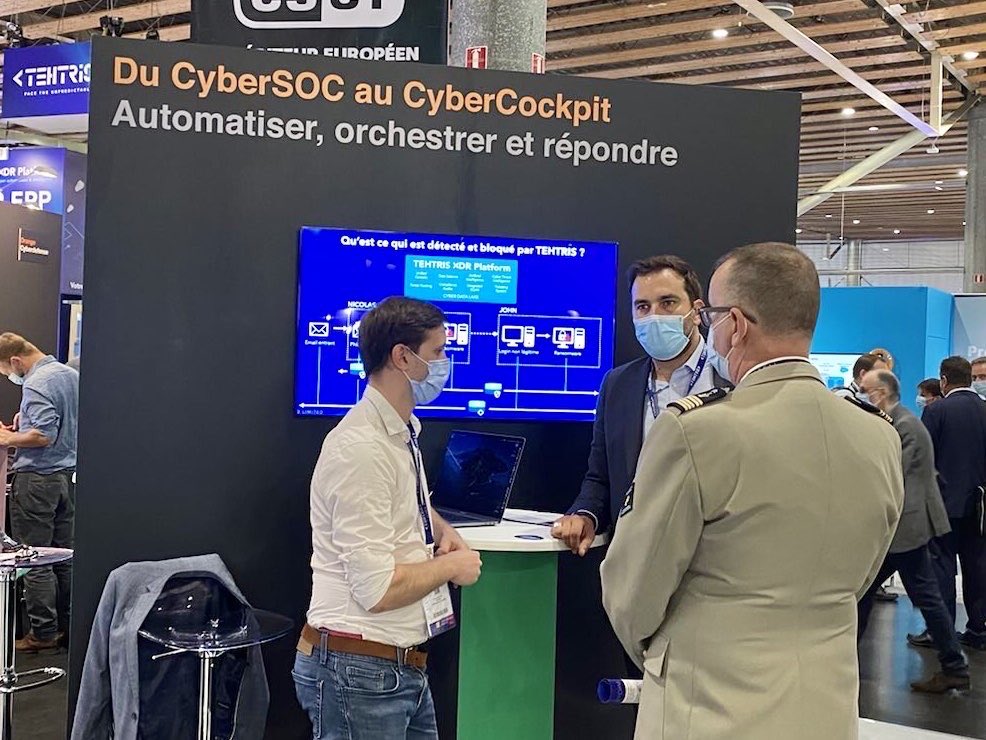 tehtris's tweet photo. Nos experts vous reçoivent sur le stand de notre partenaire @OrangeCyberFR et en C15 pour vous faire découvrir l’OPEN #XDR Platform, la solution ouverte de #cyberdefense #cybersecurite 360 degrés multi sectorielle.

#FIC2021 #FIC #OXDR #SOC #MDR #MSSP #ManagedXDR #ManagedEDR https://t.co/rYe5IdexGK