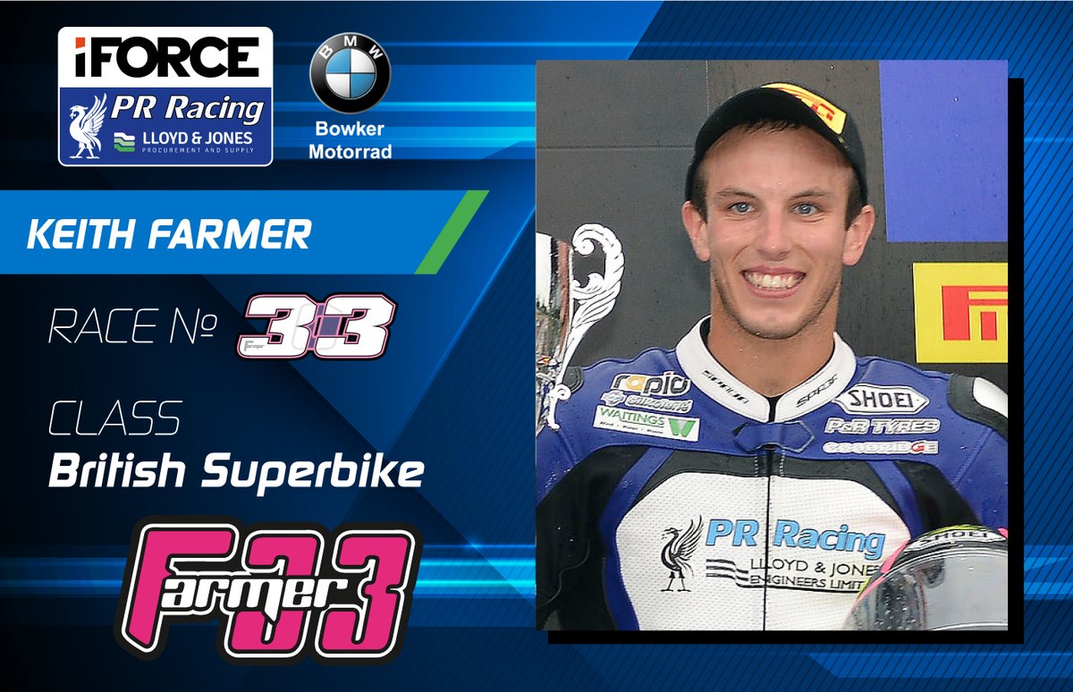 ** NEWS**
Farmer Returns to BSB
Multiple Champion Keith Farmer returns to PR Racing to re-join the iForce Lloyd &amp; Jones backed BSB team, as they head into the final four rounds of the 2021 British Superbike Championship.
Read the full story here >
pr-racing.co.uk/Jamo's%20Journ…