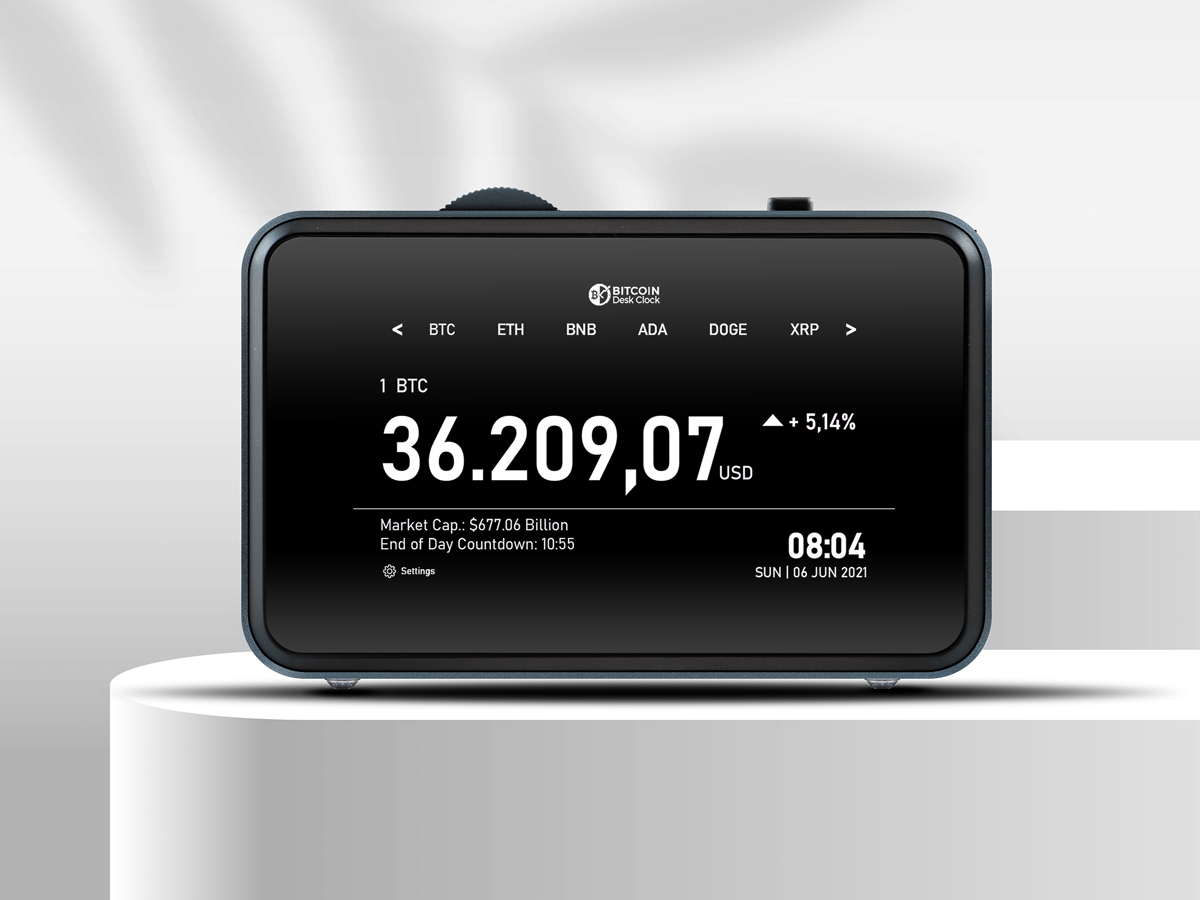 lastbasic's tweet image. The @bitcoindeskclock is a portable  ⏰, created on @lastbasic, that displays cryptocurrency 📈 
1️⃣ Bitcoin &amp;amp; crypto +500
2️⃣ Price change percentages
3️⃣ Market cap
4️⃣ Region &amp;amp; exchange fiat: 💵, 💶 or 💷
5️⃣ ⌛ &amp;amp; 📆
👉 bit.ly/3z0Qykq
#Bitcoin #BTC #cryptocurrency #crypto