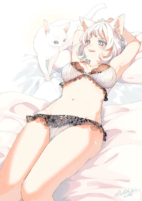 ワクチンの副反応で下着女子を描いてしまった… 