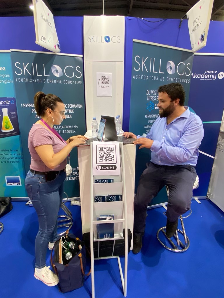C3Groupe's tweet photo. Dernier jour pour @skillogs sur le salon #eLearningExpo ! Notre équipe vous attend sur le village @EdtechFrance, stand J30.
 👉 Télécharger gratuitement votre badge ici : https://t.co/Y34dKpza13
Venez nombreux🤗
#edtech #elearning #digitallearning #LearningeXperiencePlatform #LXP https://t.co/Ch5gdXOKJw